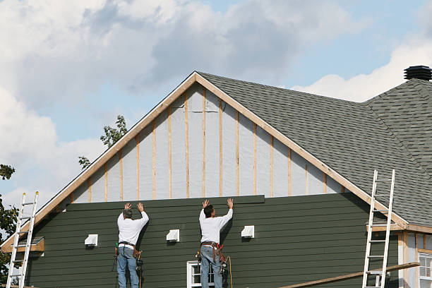 Professional Siding Contractor technician working in Corning, NY